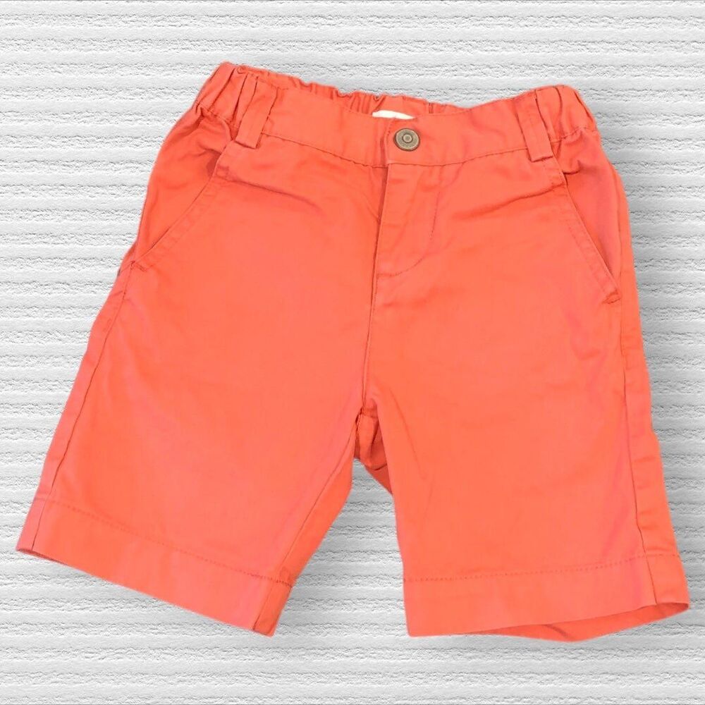 Jacadi 36m 3 Year Salmon Pink Orange Boys Shorts Paris